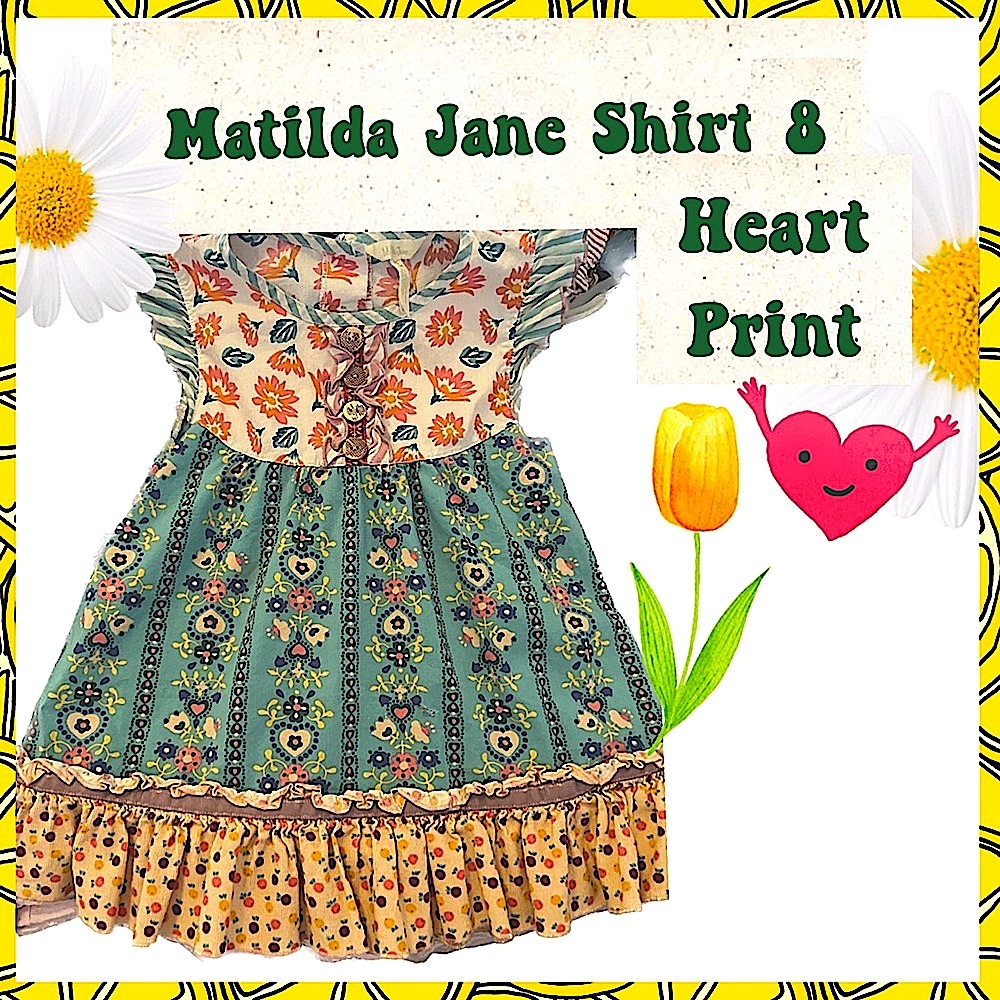 Matilda Jane Heart Tunic Top Girls 8
